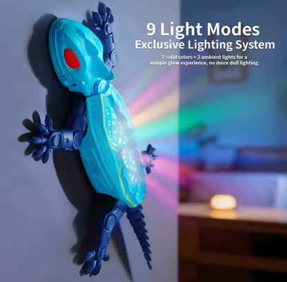 Gecko Rush Remote Control Wall Climbing Lizard Toy — Ceiling & Floor Crawler