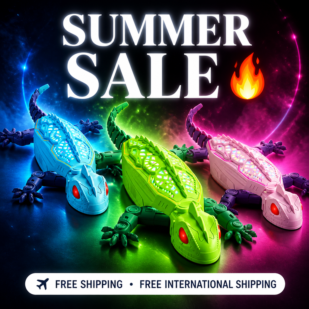 Gecko Rush Remote Control Wall Climbing Lizard Toy — Ceiling & Floor Crawler