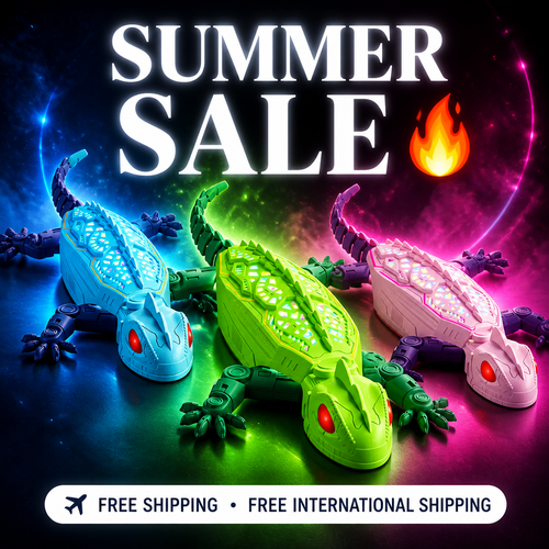 Gecko Rush Remote Control Wall Climbing Lizard Toy — Ceiling & Floor Crawler