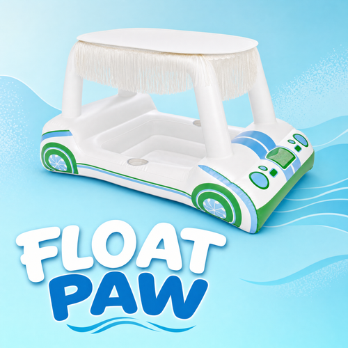 "Flow Paw" Dog inflatable water float