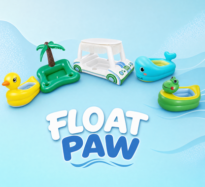 "Flow Paw" Dog inflatable water float