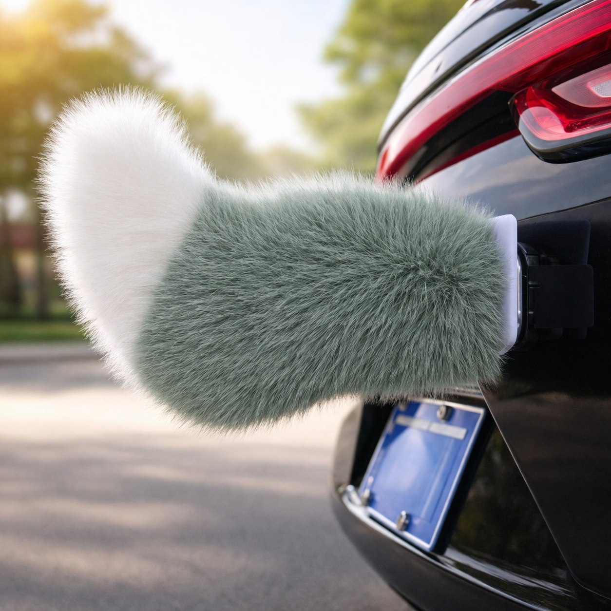 Whisker Wag "Fuzzy Car Tail"